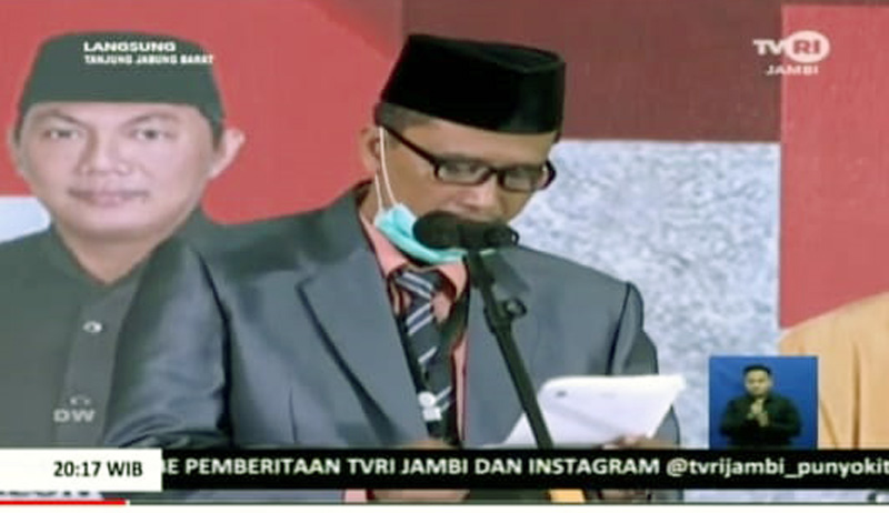 Ketua KPU Kabupaten Tanjung Jabung Barat, Hairuddi, S.Sos. [FOTO : JambiNET]